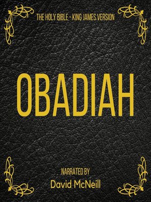 cover image of The Holy Bible--Obadiah